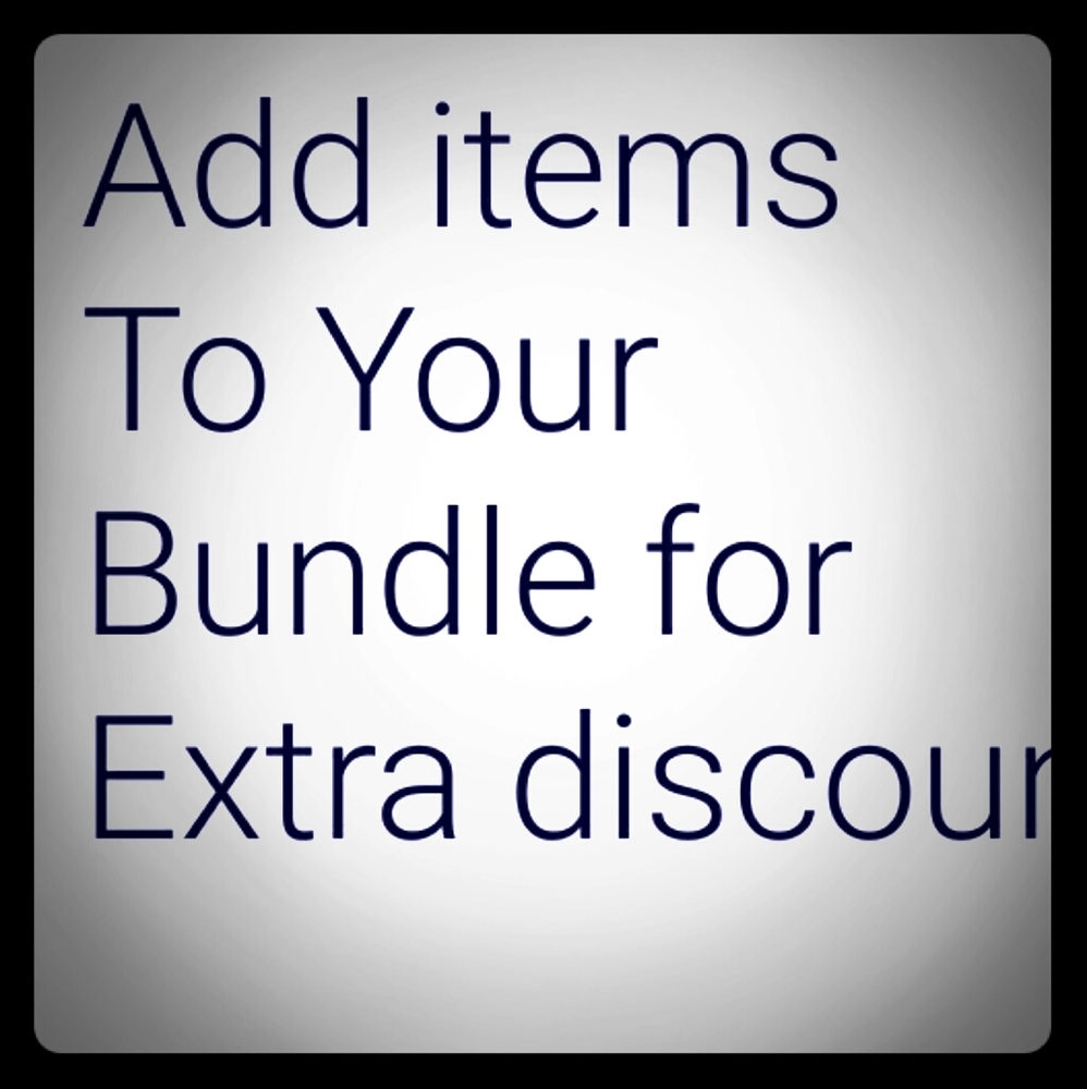 Bundle for extra savings
